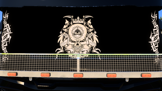Glass Stickers calavera_V1.54_ETS2